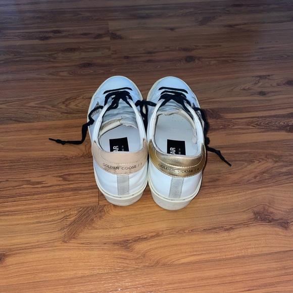 Golden Goose Hi Star Cheetah Star Gold Heel Tab Sneakers - Picture 4 of 5
